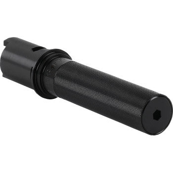THRASHIN SUPPLY CO. Throttle Tube - Knurled - 1" - Gen 2 TBW - Black TSC-2806-1