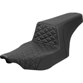 SADDLEMEN Step-Up Seat - Tri-Gripper - Black - FLH/FLT '23-'25 823-07-179