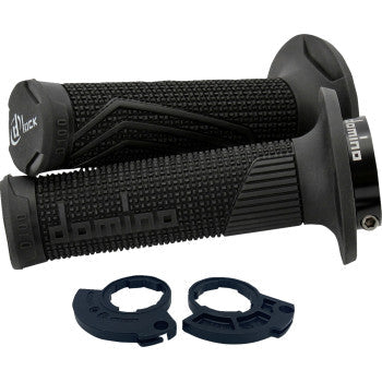 DOMINO D100 D-Lock Grips - Single Cable - Black D10046C4000H7-0