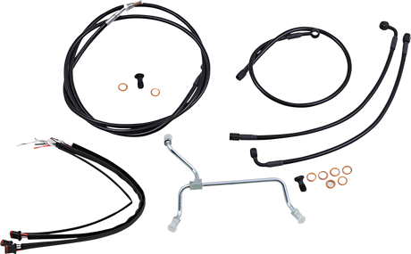 BURLY BRAND Control Kit - 13" Ape Hanger Handlebars B30-1113