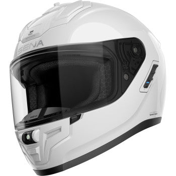 SENA Phantom Helmet - Gloss White - Medium PHANTOM-GW00M3
