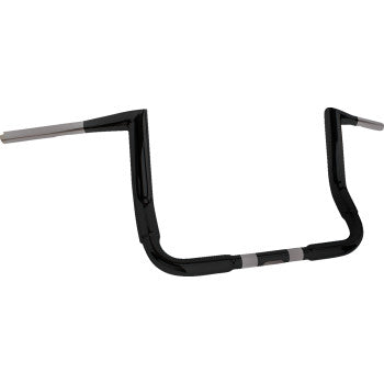 KHROME WERKS Buck-50 Handlebar - FLH - 10" - Black 310710