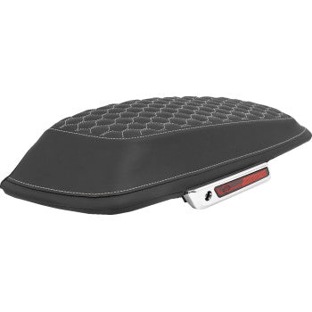 SADDLEMEN Cover Saddlebag Hc Bagger Wht Stitch L870-14-19006