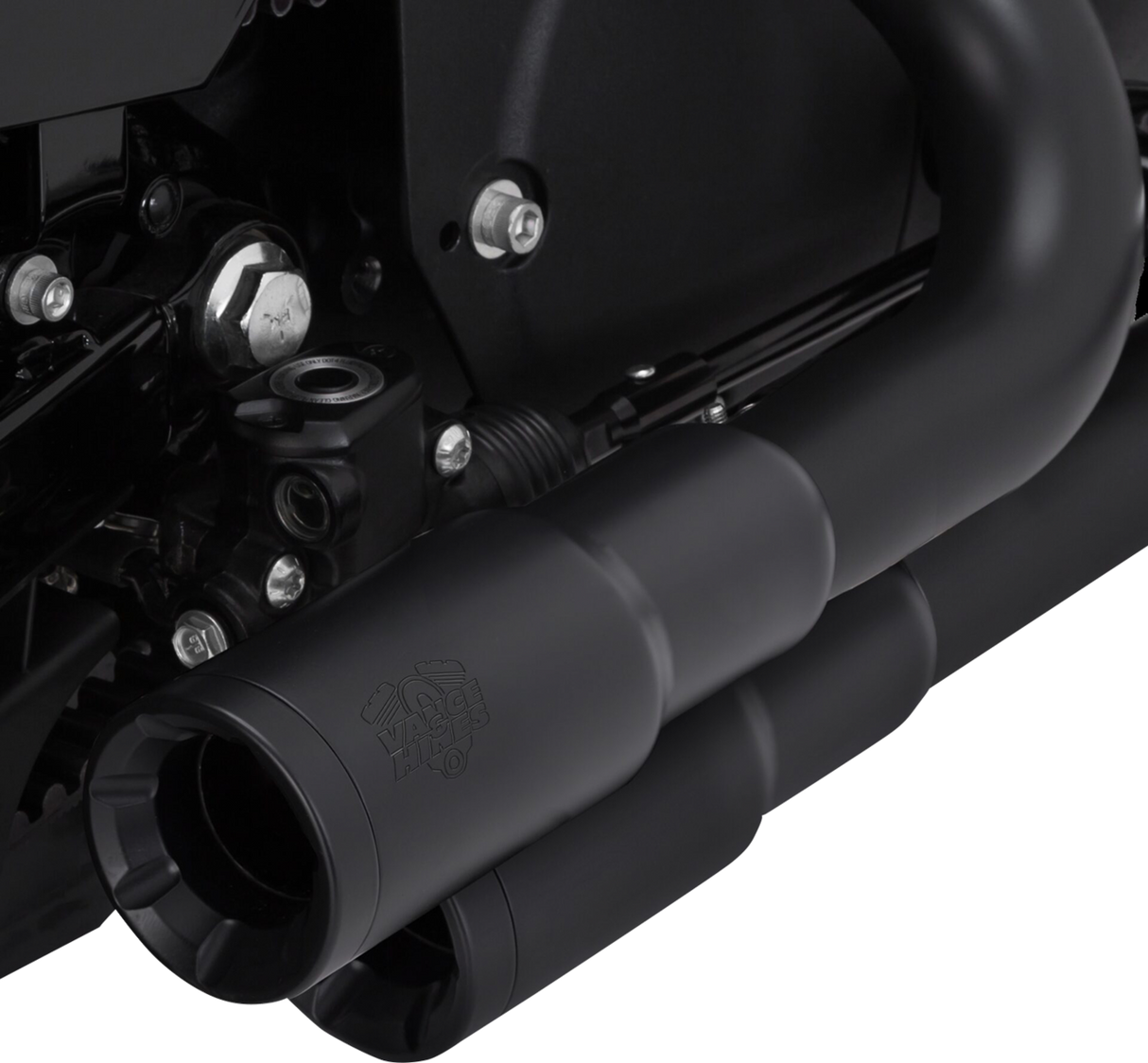 VANCE & HINES Mini Grenades Exhaust System - Black Iron  1200 /883  46374