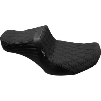 LE PERA Tailwhip Seat - Double Diamond w/ Gripper - FLH/FLT '23-'24 LV-587DDGP
