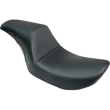 SLYFOX Slyfox Seat - Black Logo - Black Vinyl - Smooth - FXR '82-'00 SlyFox4681A
