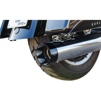 S&S CYCLE 2-into-1 Sidewinder Exhaust System - 50-State - Chrome - M8 Touring 550-0758