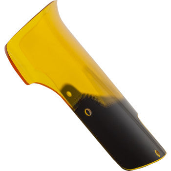 KLOCK WERKS Windshield Chieftain Powerplus  9" - Yellow KWW-04-0653
