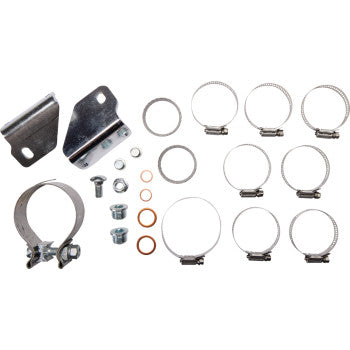 KHROME WERKS 2-into-1 Outlaw-SR Exhaust System - Black - Without End Cap - Twin Cam Touring 200785-SR