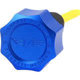 FIGURATI DESIGNS Performance Magnetic Oil Dipstick - Knurled - Blue - '07-'16 Touring/Trike FDP01-TCSM-B
