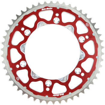 MOTO-MASTER Fusion Dual Ring Rear Sprocket - 48 Tooth - Red - Suzuki 620013348