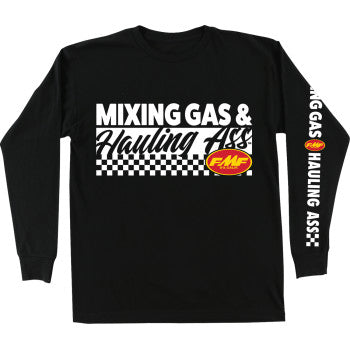 FMF Mixin Long-Sleeve T-Shirt - Black - 2XL FA25119901BLK2X