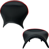 SHOW CHROME Ryker Combat Seat - Black w/ Red Trim - Can-Am Ryker 41-429