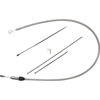 DRAG SPECIALTIES Quick Connect Clutch Cable - Upper - 33" - Stainless Steel 0652-3063