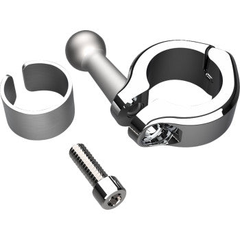 CIRO Drink Holder - Gen 2 - Chrome - Chrome 7/8"/1" Handlebar Mount 55412