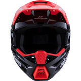 ALPINESTARS SM3 Helmet - Radium - Gloss Black/Red Fluo/White - 2XL 8300826-1553-XXL