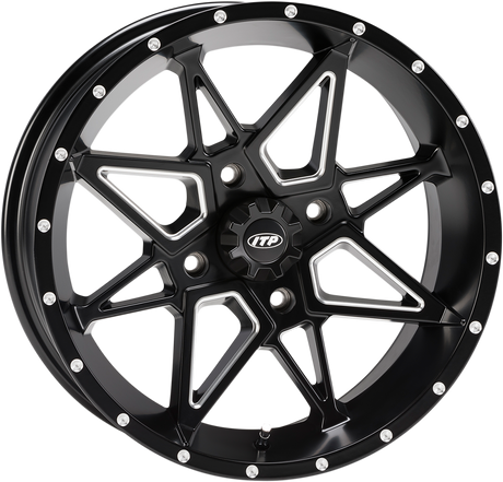 ITP Tornado Wheel - Front/Rear - Black - 15x7 - 4/156 - 4+3 1521958727B