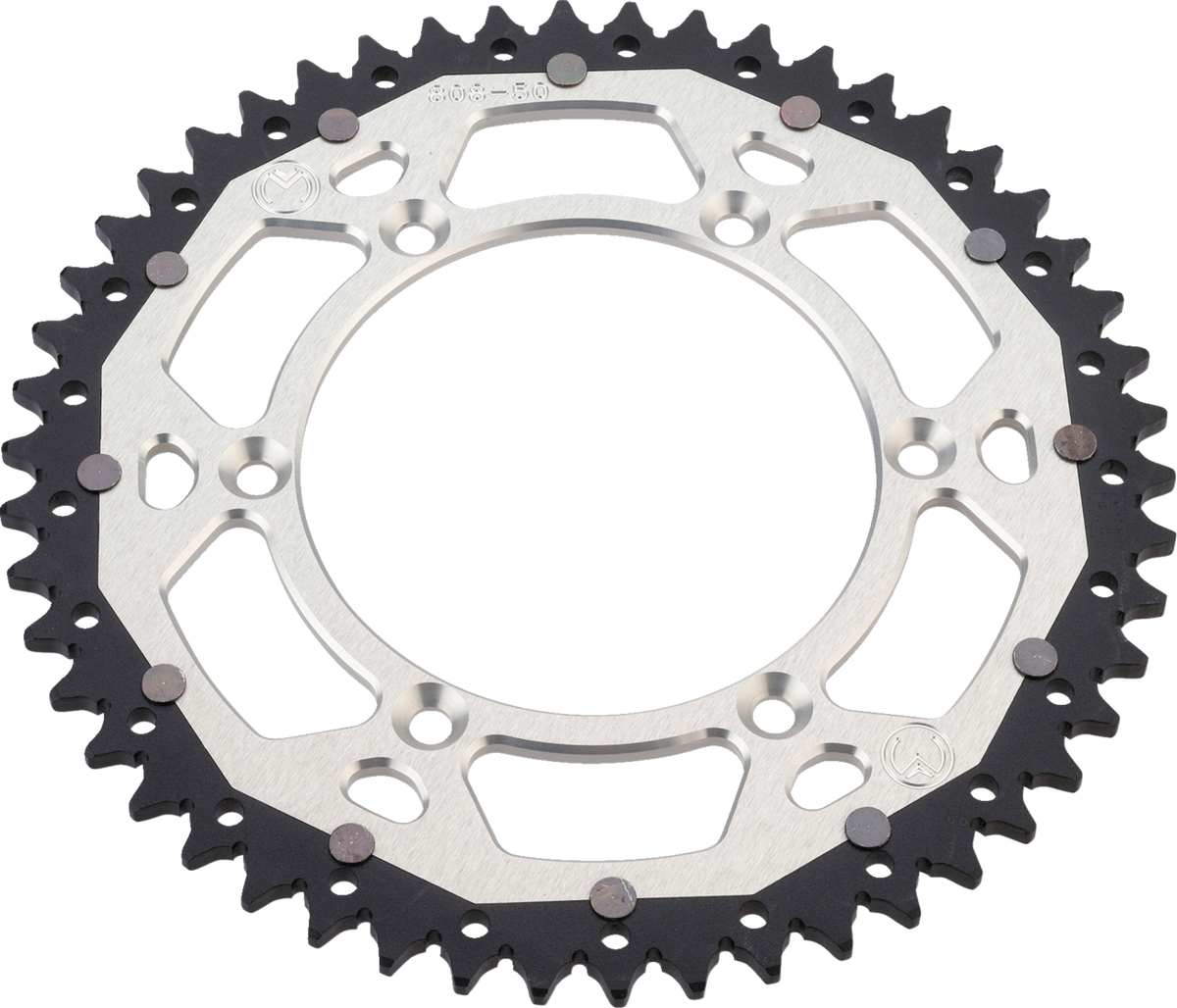 MOOSE RACING Dual Sprocket - Silver - 49 Tooth 1210-822-49-11X