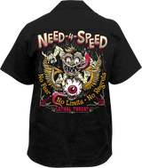 LETHAL THREAT Need 4 Speed Shirt - Black - Large HW50232L