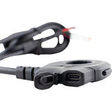 KOSO NORTH AMERICA Heated Grip Thumb Switch - USB-C Charger - Black KB011000