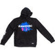 D'COR VISUALS Kawasaki Factory Sweatshirt - Black - Large 85-213-3