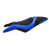 Tappezzeria Italia Cagiva Raptor 650-1000 2000-2007 Seat Cover in Blue and Black