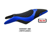 Tappezzeria Italia Cagiva Raptor 650-1000 2000-2007 Seat Cover in Blue and Black