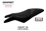 Tappezzeria Italia Cagiva Raptor 650-1000 2000-2007 Seat Cover Comfort in Black
