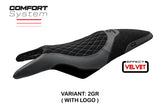 Tappezzeria Italia Cagiva Raptor 650-1000 2000-2007 Seat Cover Comfort in Grey