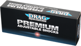 DRAG SPECIALTIES SHOCKS Premium Ride-Height Adjustable Shocks - Chrome - Standard - 12" C16-0153A