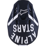 ALPINESTARS SM7 Helmet - Dasher - Matte Black/White - Small 8302226-1121-S