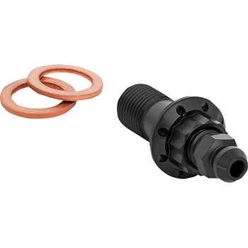 ARLEN NESS Bolt Banjo Bleeder 10mm Black 12-Pt Frt Caliper Touring 300-822