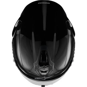 ALPINESTARS Helmet S-R7 Solid Bk Gloss Ece06/Dot M 8202126-1180-M