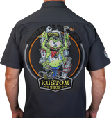 LETHAL THREAT Fabrication Monster Shop Shirt - Gray - XL FE50220XL