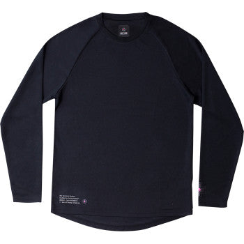 MUC-OFF USA Riders Long-Sleeve Jersey - Black - Large 20367