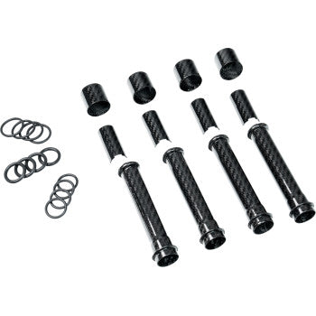 SLYFOX Pushrod Covers - Carbon Fiber - M8 1012-PCXC