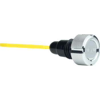 FIGURATI DESIGNS Oil Dipstick - Knurled - Polished - Twin Cam Touring/Trike  FD01-MAGDSTC-KN-SS