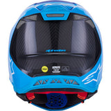 ALPINESTARS Supertech M10 Helmet - Flood - MIPS® - Blue/Black Carbon - XS 8301023-7282-XS