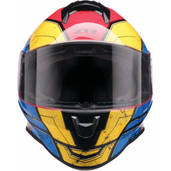 Z1R Youth Warrant 2.0 Helmet - Sentinel - Blue/Yellow - Large 0102-0294