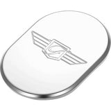 FIGURATI DESIGNS Antenna Cover - Right Rear Fender - FD Logo - Polished Stainless Steel  FD-01-AC-SS-RT