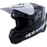 ALPINESTARS SM3 Helmet - Radium - Gloss Black/White/Gray - 2XL 8300826-1546-XXL