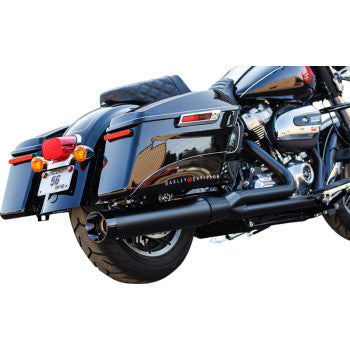 S&S CYCLE 2-into-1 Sidewinder Exhaust System - 50-State - Black - M8 Touring  550-0759
