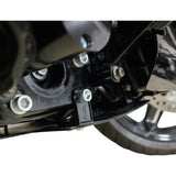 THRASHIN SUPPLY CO. Skid Plate - Carbon Fiber/Forged - With Black Brackets - FLHX/FLTRX TSC-3035-1