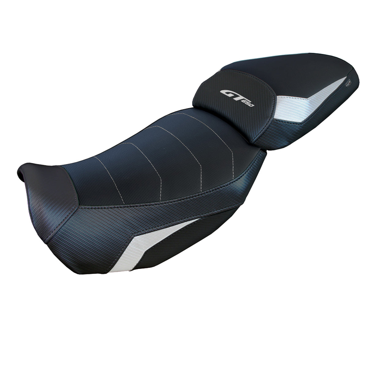 Tappezzeria Italia CF Moto 650GT 2021-2025 Seat Cover Comfort in White and Black