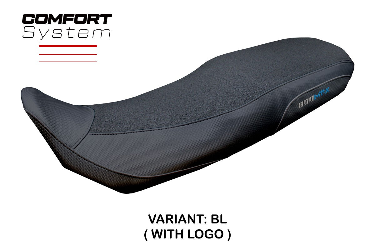 Tappezzeria Italia CF Moto 800 MT X 2025 Seat Cover Ultragrip Comfort Black