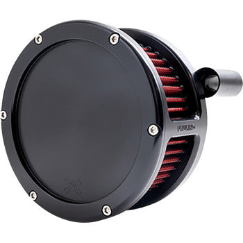 FEULING OIL PUMP CORP. BA Air Cleaner Kit - Black with Red Filter - Twin Cam 5443