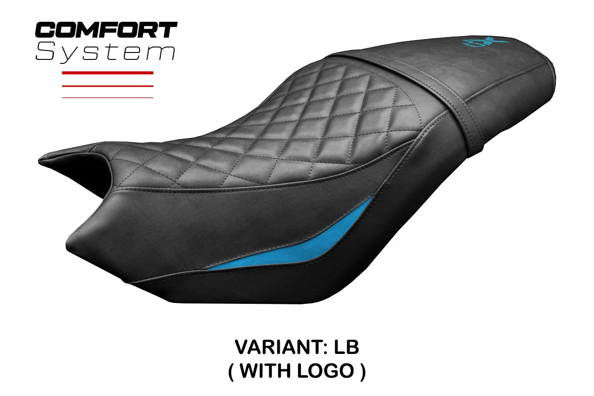 Tappezzeria Italia CF Moto 700 CL X 2021-2025 Seat Cover Comfort Light Blue Black