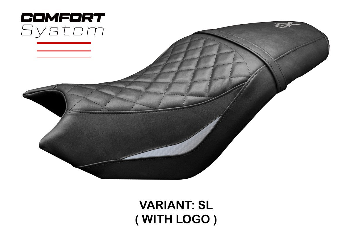 Tappezzeria Italia CF Moto 700 CL X 2021-2025 Seat Cover Comfort Silver Black