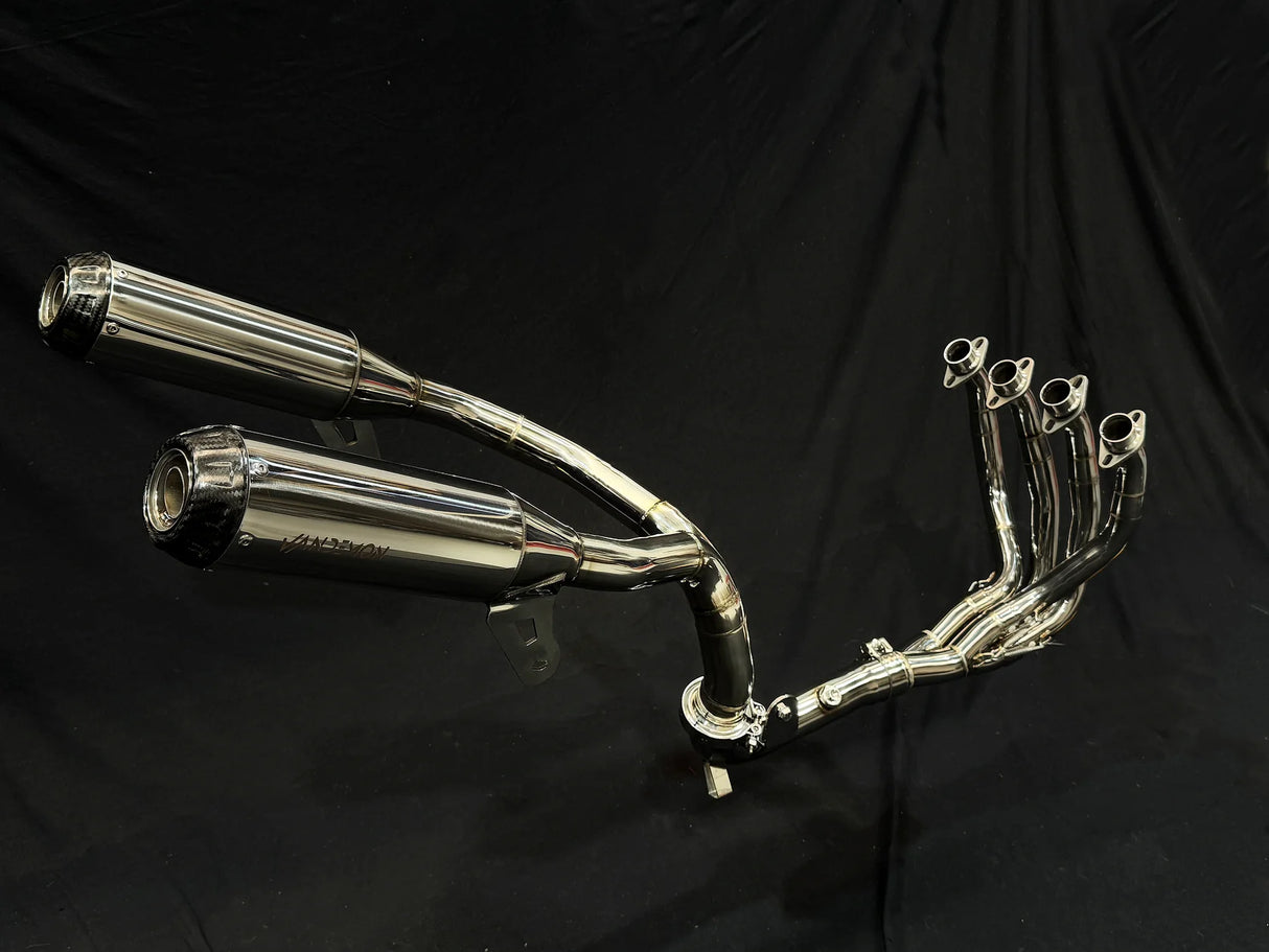 Vandemon  CFMOTO 500SR 2025 VROOM Vandemon High Mount Stainless Steel Exhaust System VA-164 CFMOTO500SRSSPOLEXHA
