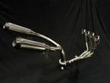 Vandemon  CFMOTO 500SR 2025 VROOM Vandemon High Mount Stainless Steel Exhaust System VA-164 CFMOTO500SRSSPOLEXHA